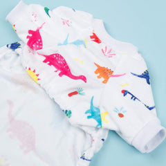 CuteBone pijama para perro con ajuste de cintura elástica, fácil de poner