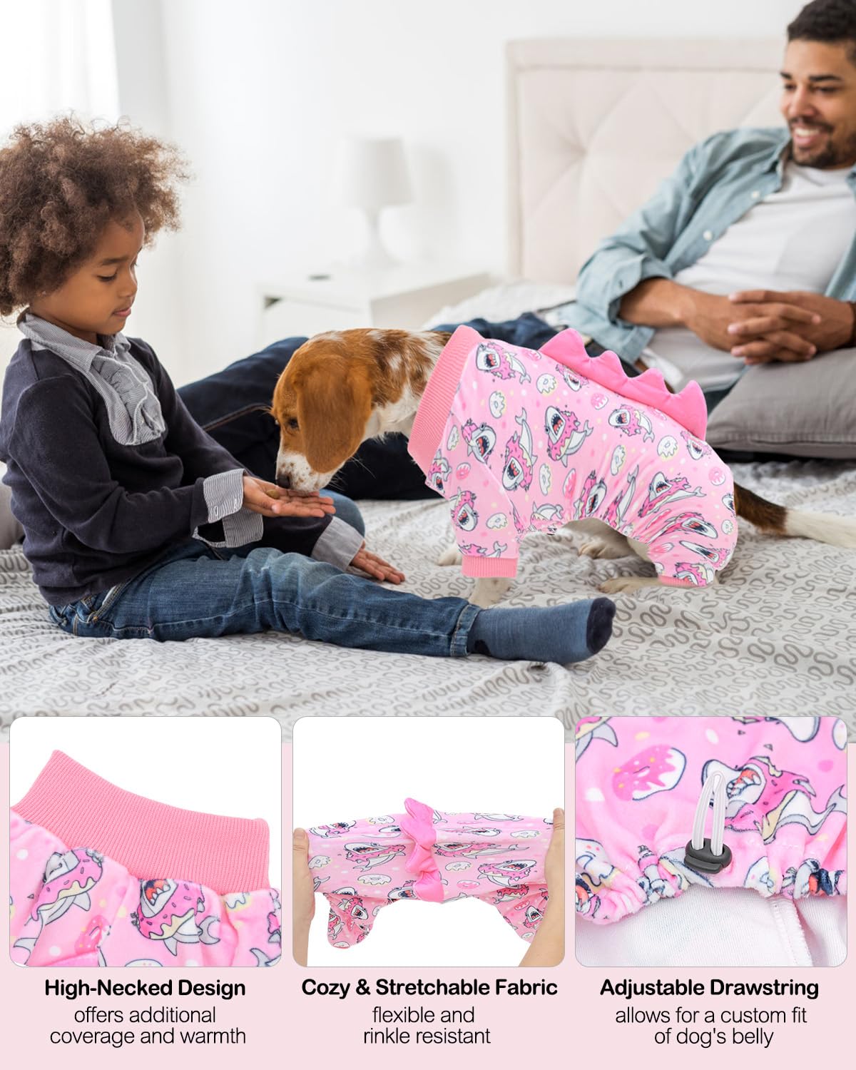 CuteBone Pijama dinosaurio cosplay en espalda para juego cómodo.