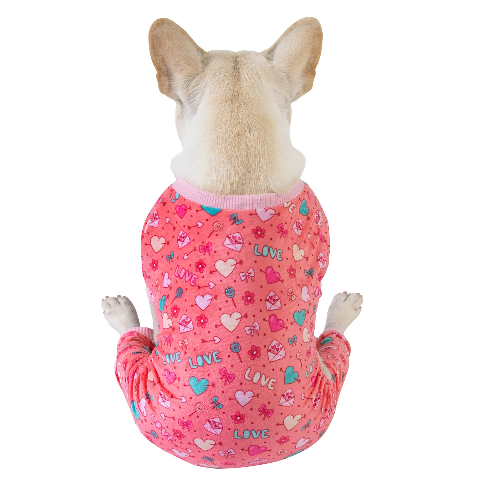 CuteBone pijama para perro, diseño 4 patas, ajuste cómodo para la cola