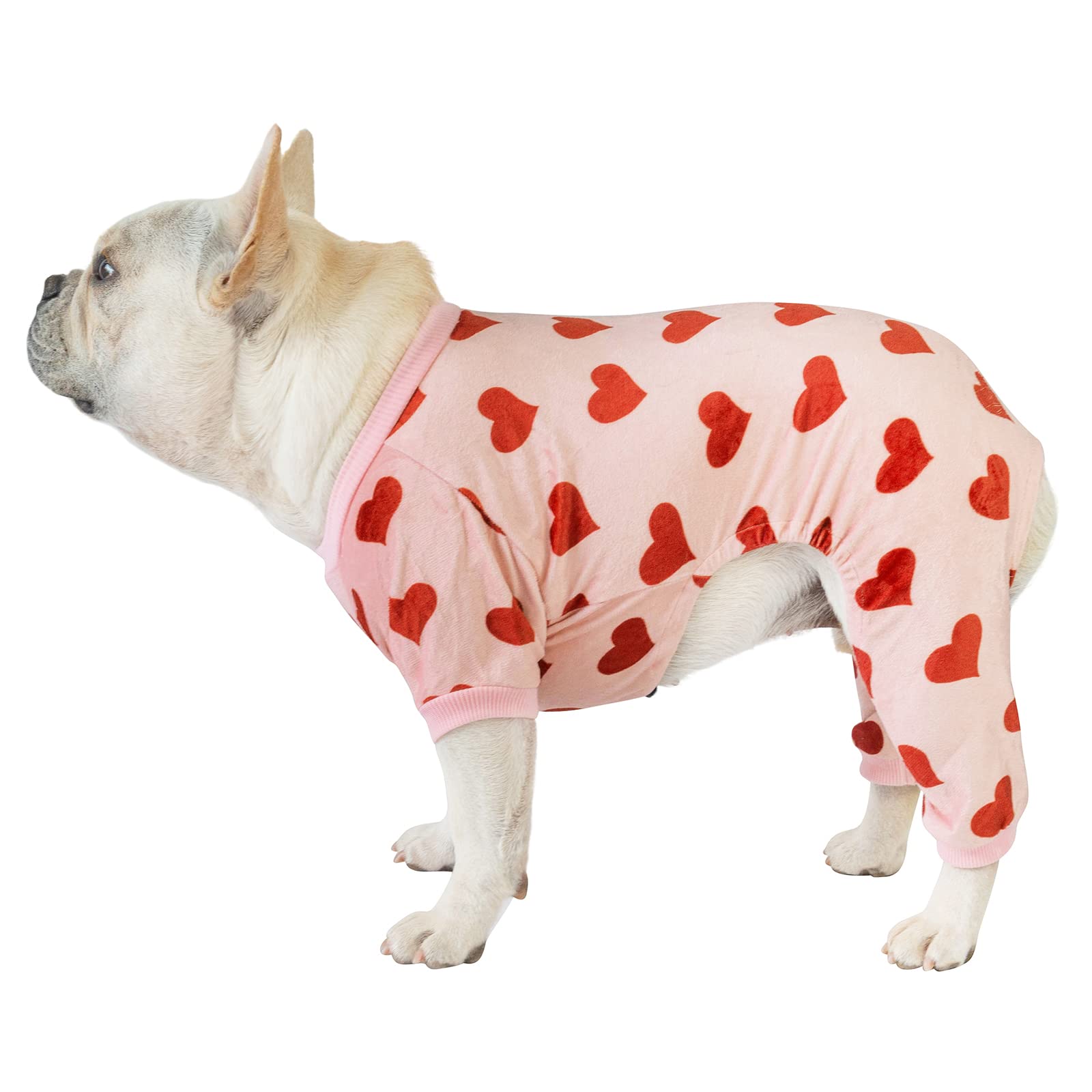 CuteBone pijama para perro con diseño de entrada por la cabeza, fácil de colocar.