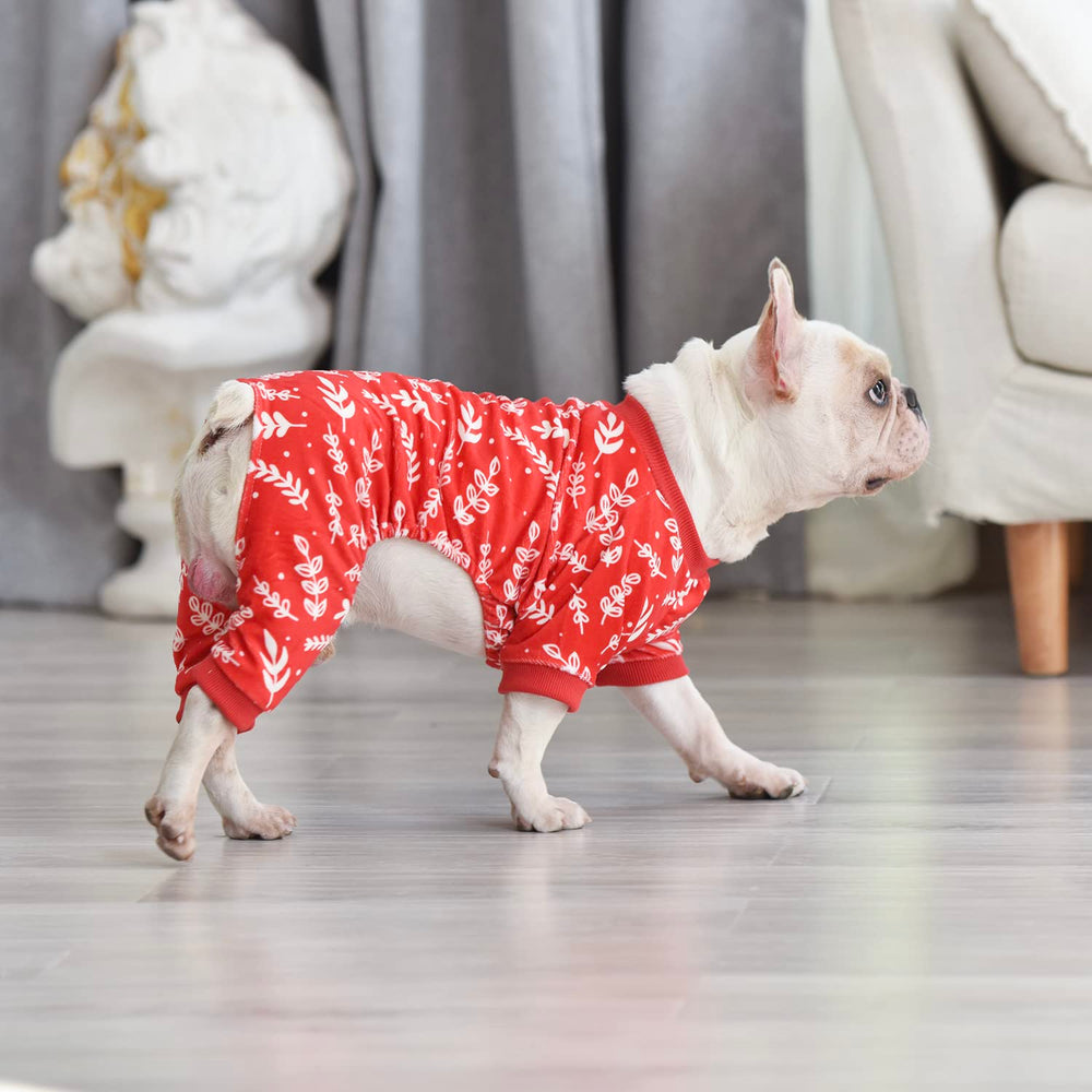 Pijama Cutebone diseño todo la temporada para perros pequeños.