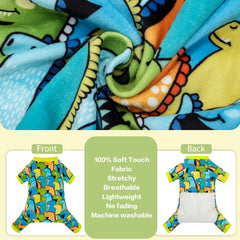 Pijama CuteBone para perro dormido, cómodo para descansar y tomar fotos.