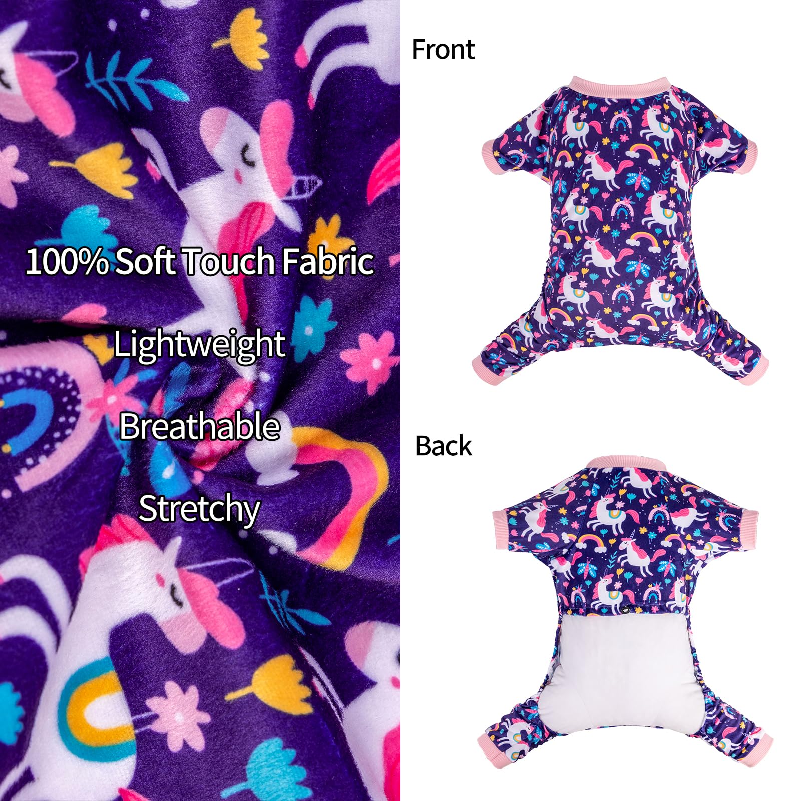 Fácil de poner, CuteBone Pijama para perros, comodidad diaria.