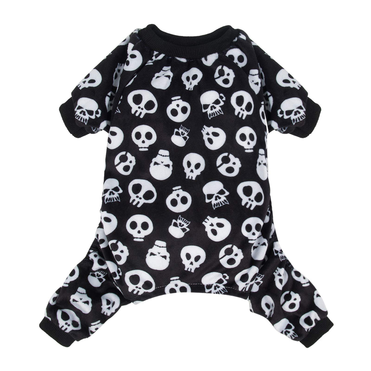 CuteBone pijama para perro con guía de medidas para un ajuste perfecto.