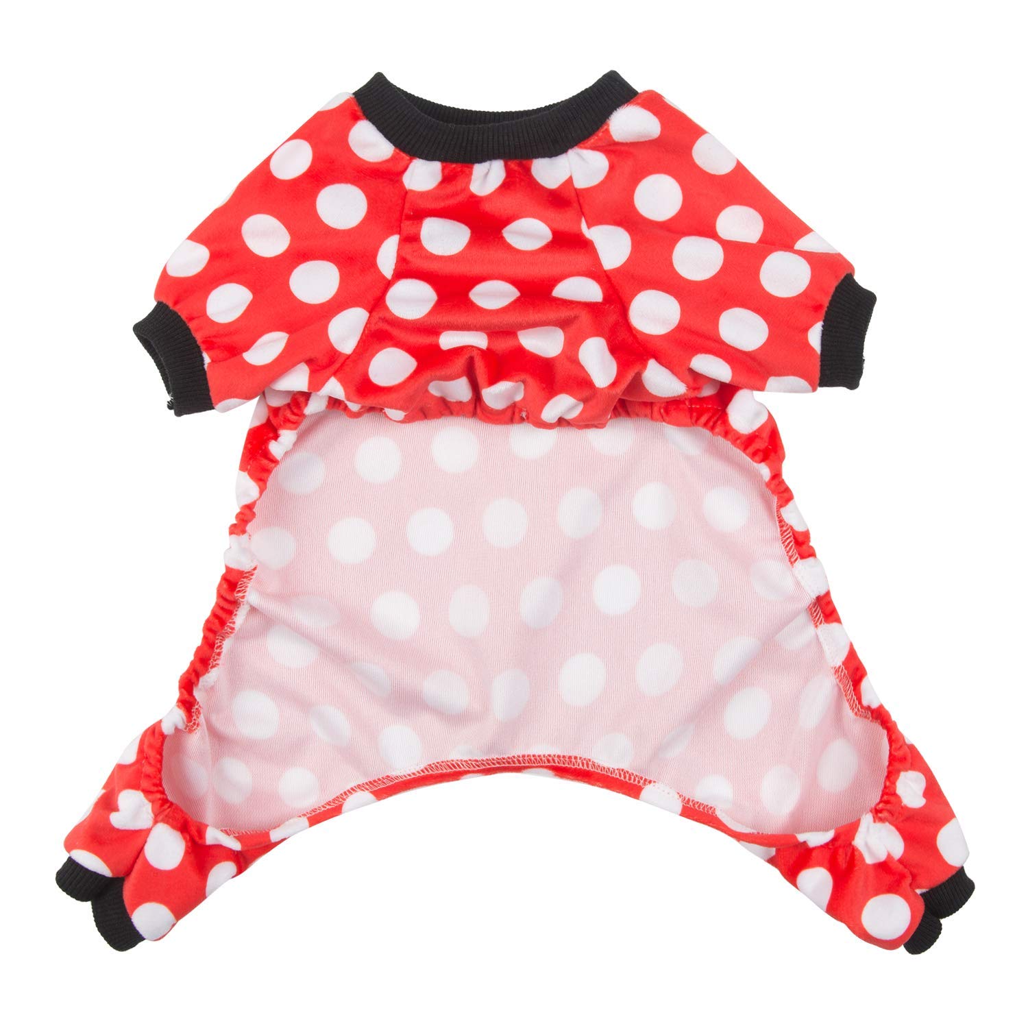 CuteBone pijama para perro halloween, abertura en abdomen para facilitar ir al baño.