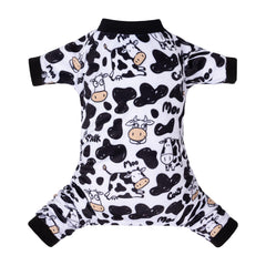 CuteBone Pijama para perro, vista frontal, comodidad suave para dormir.