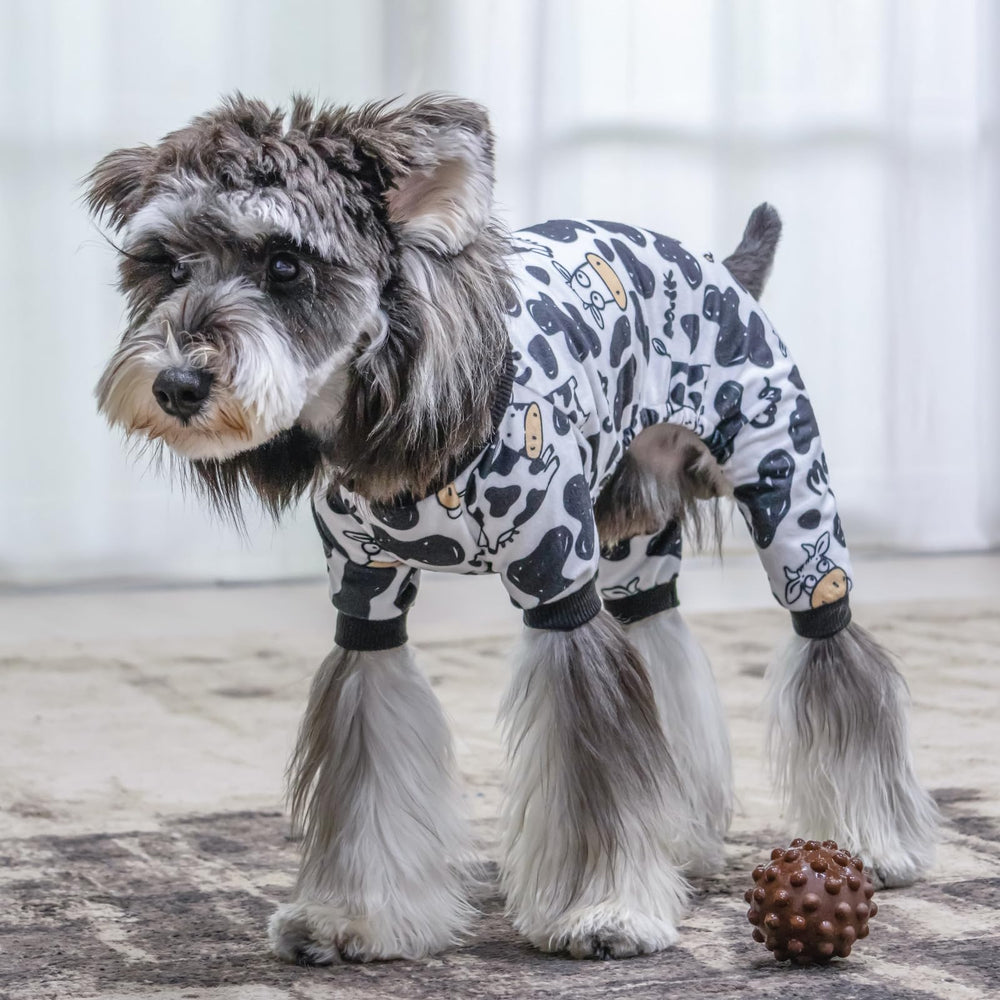 CuteBone Pijama para perro, material minky suave, sensación cálida.