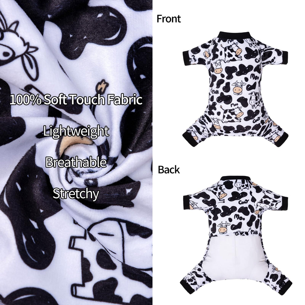 Pijama CuteBone para perro, tejido minky suave; cálido y cómodo.