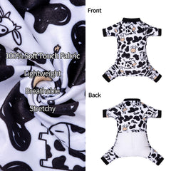 Pijama CuteBone para perro, tejido minky suave; cálido y cómodo.