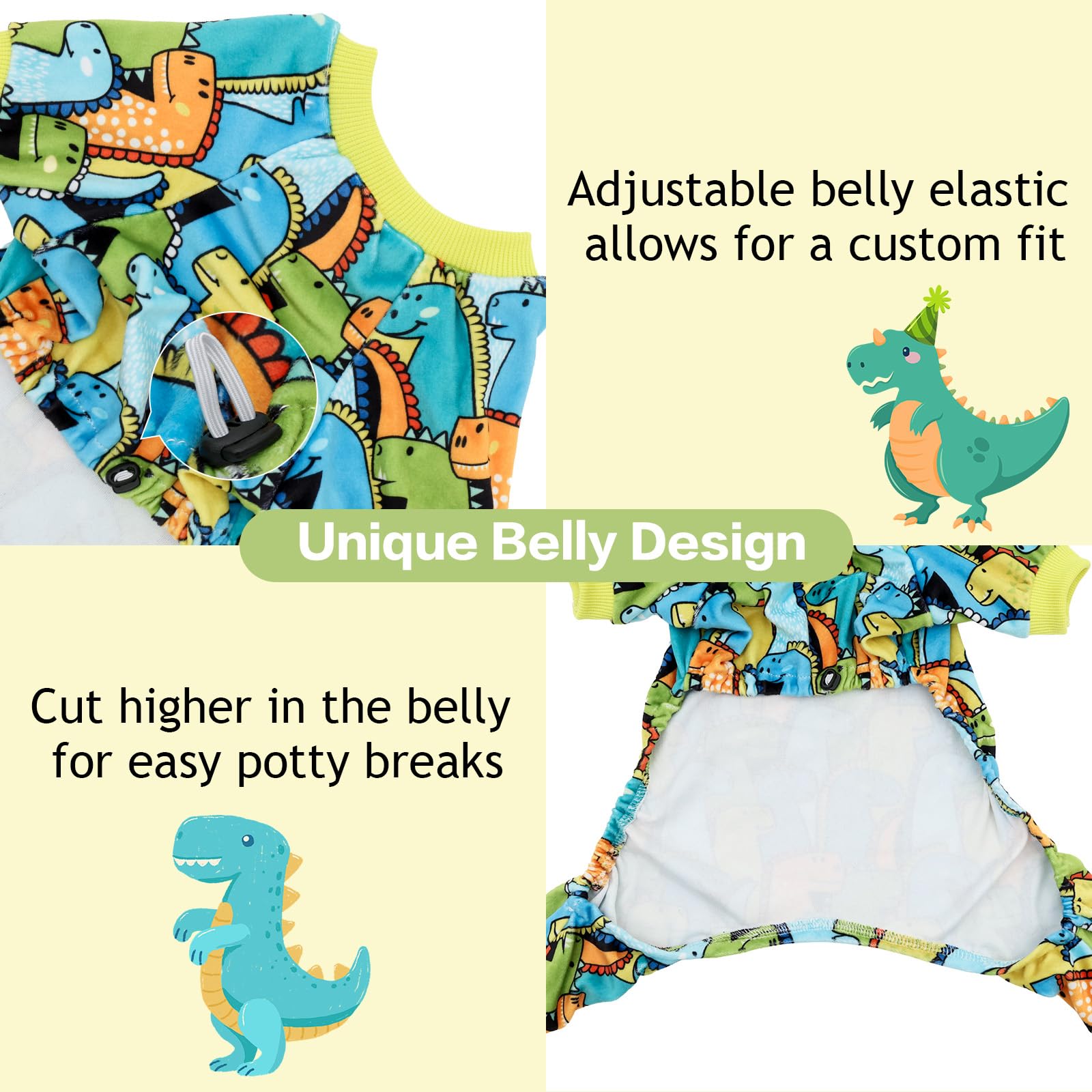 Pijama CuteBone lavable a máquina, facilita limpieza tras juego y paseo.