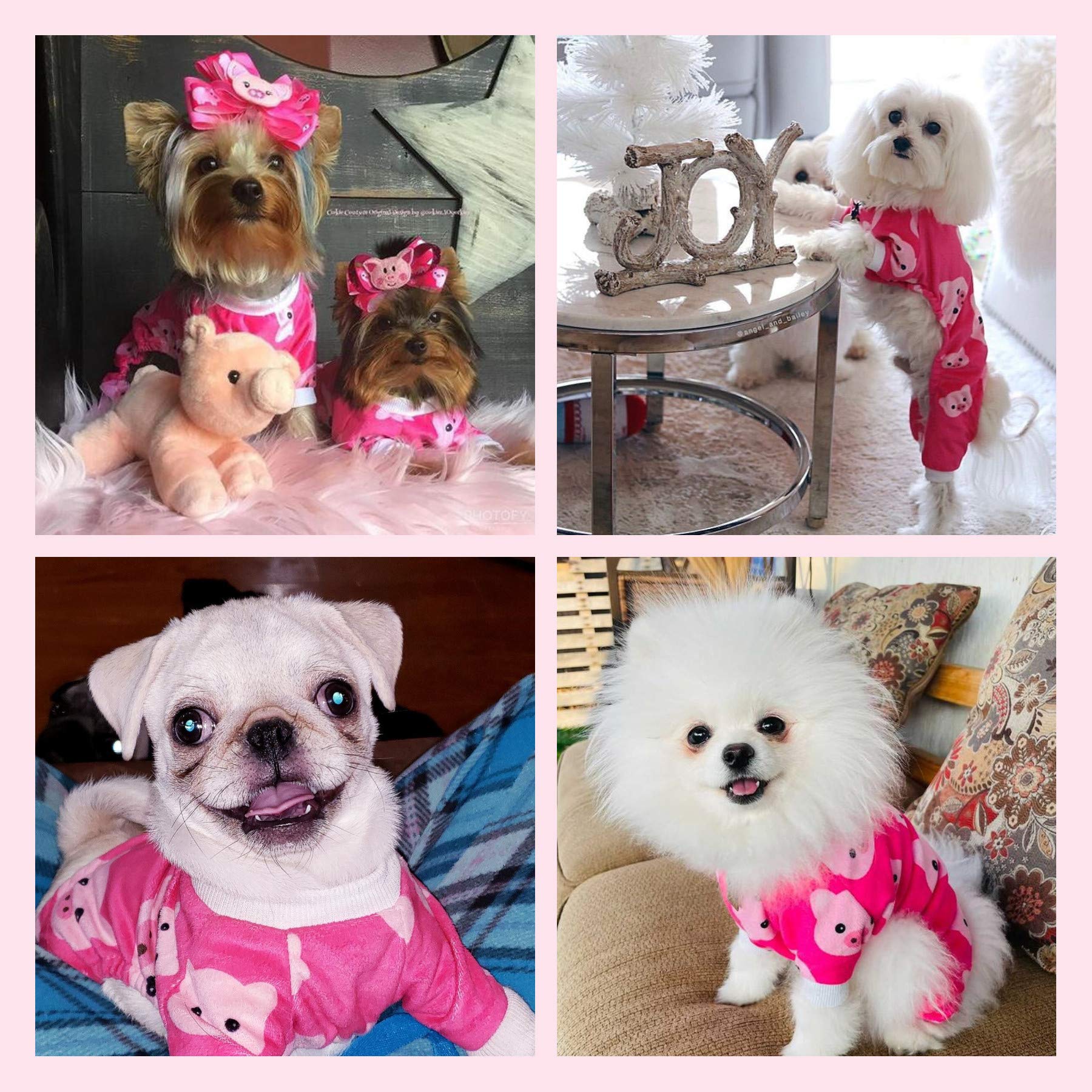 CuteBone pijama-perro-lavado-maquina-ciclo-frio, fácil de limpiar.