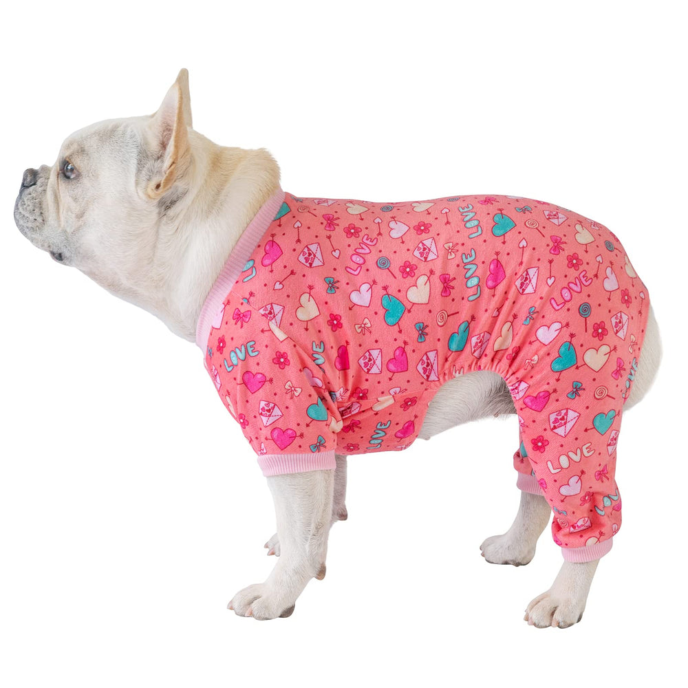 CuteBone pijama para perro suave minky, calor ligero para días fríos