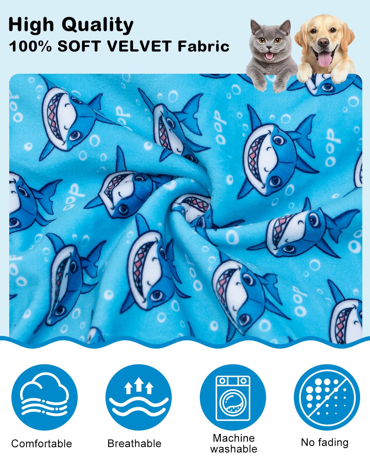 pijama tiburon de cutebone con estampado divertido, perfecto para paseos y eventos.