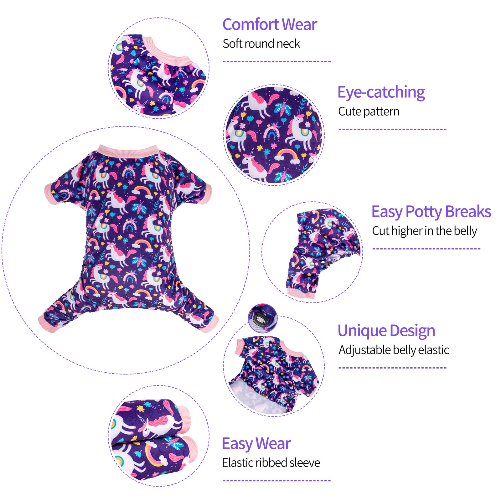 CuteBone Pijamas Navidenos para Perro, diseño destacado, cálido y fácil de usar para toda la temporada.