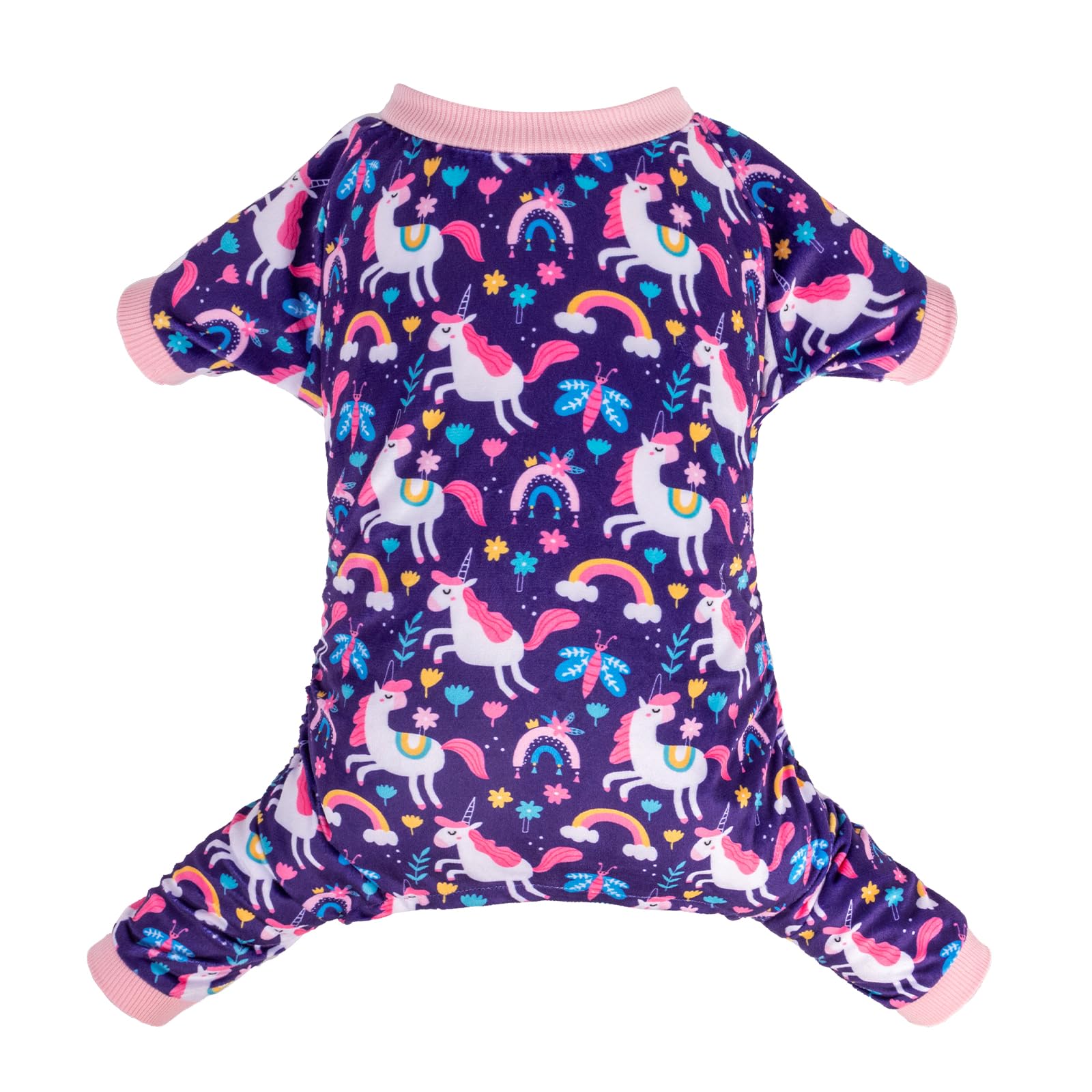 CuteBone Pijamas Navidenos para Perro, frente del conjunto, cómodo y suave para días fríos.