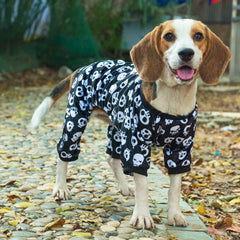 Pijama CuteBone para perro, diseño de cuatro patas con elasticidad.