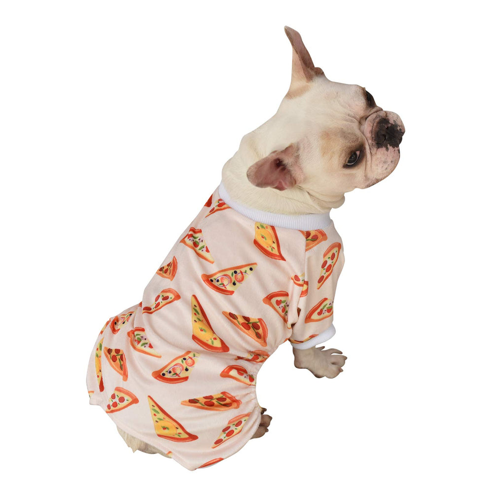 Pijama CuteBone para perro con entrada frontal fácil de colocar, ideal para paseos rápidos.
