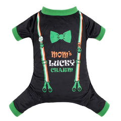 CuteBone Pijamas para Perro vista frontal con diseño adorable para paseos