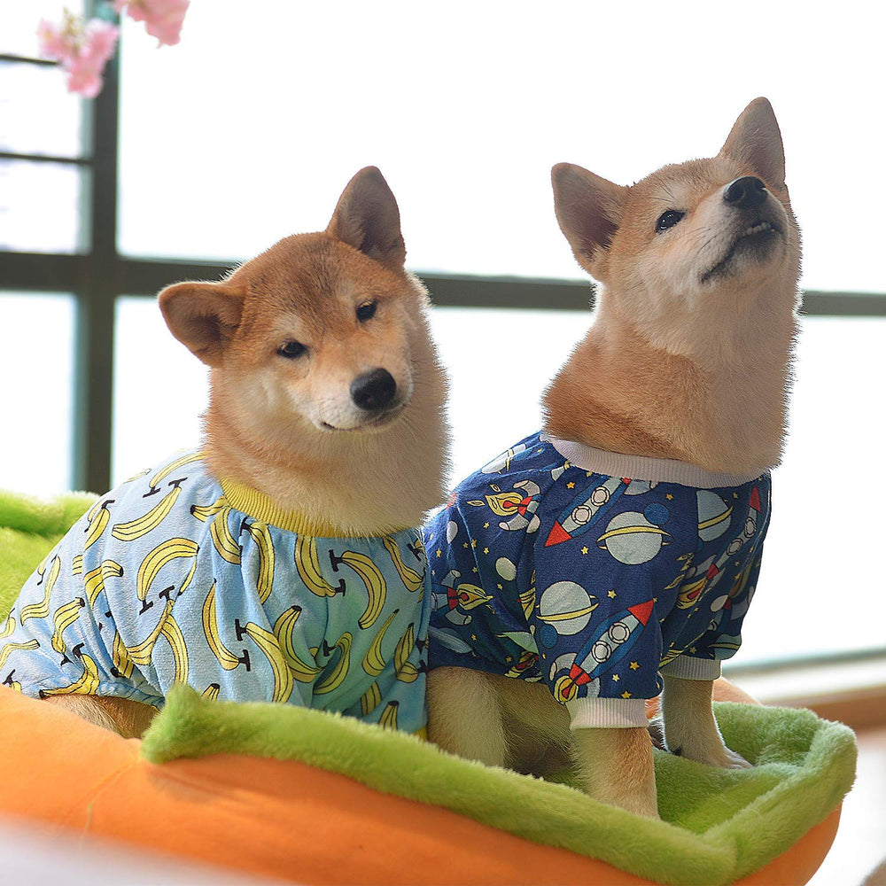CuteBone pijamas para perro, lavable a máquina para uso diario.