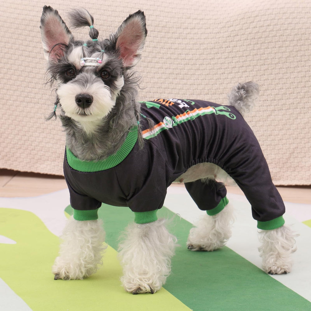 CuteBone Pijamas para Perro tela suave minky para comodidad diaria