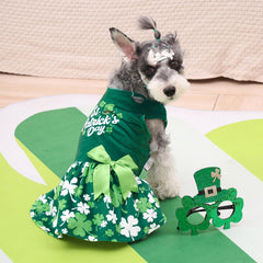 CuteBone vestido terciopelo para perro pequeño, fácil de colocar por la cabeza.