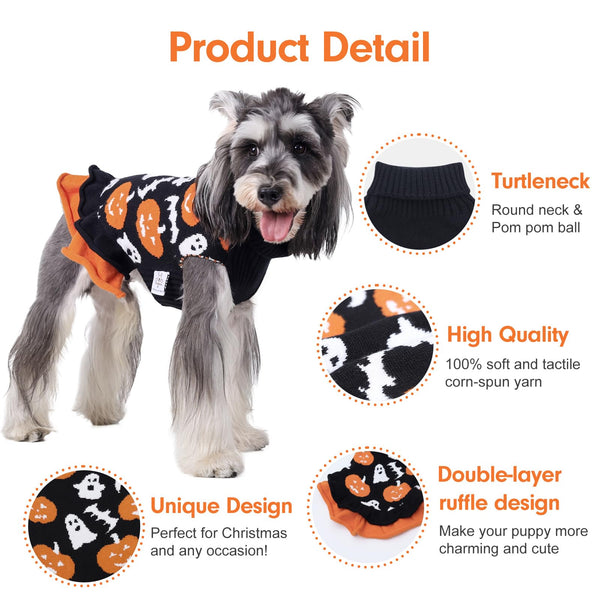 CuteBone prenda tipo pullover, fácil de poner para perro pequeño XS.