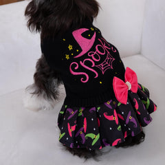 CuteBone suéter con agujero para correa, fácil de usar al salir a pasear