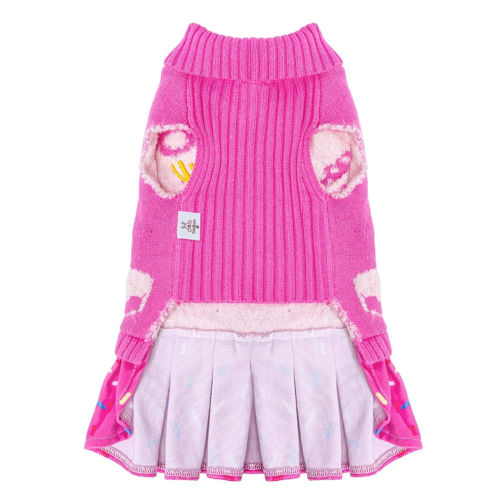 CuteBone suéter para mascotas rosado, fácil de poner y quitar.
