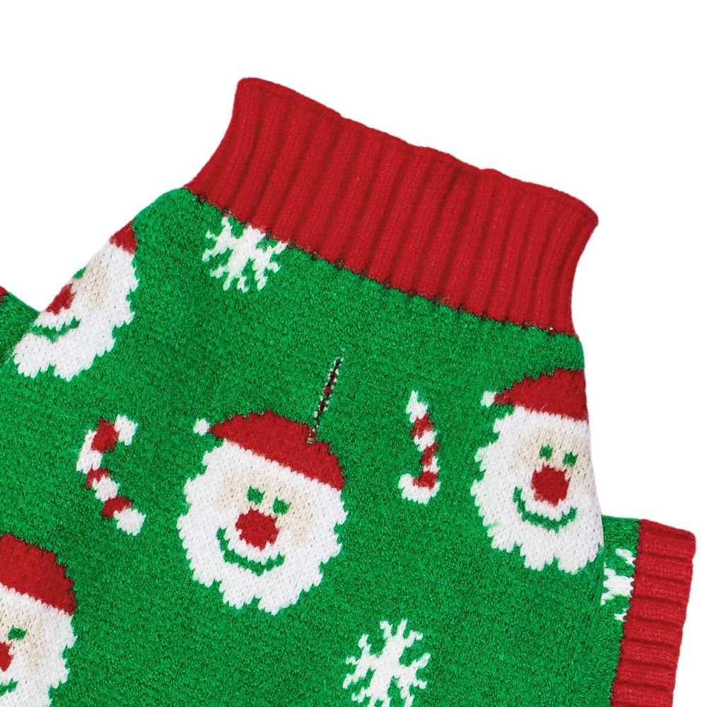 CuteBone suéter navideño verde, lavado a máquina para mantenimiento sencillo