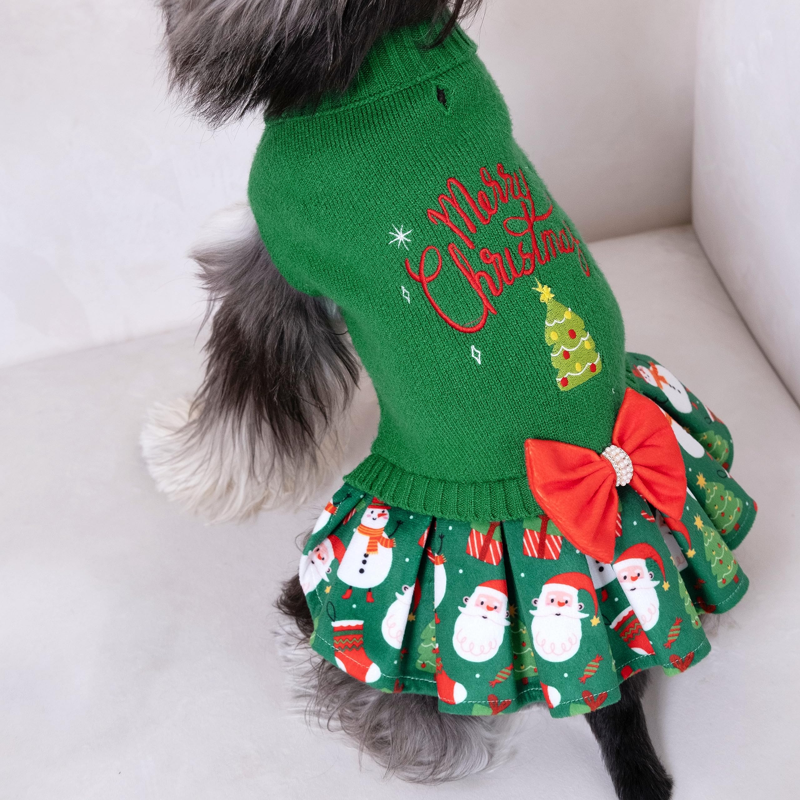 CuteBone sueter para perro de tipo ponible, fácil de colocar para perros pequeños.