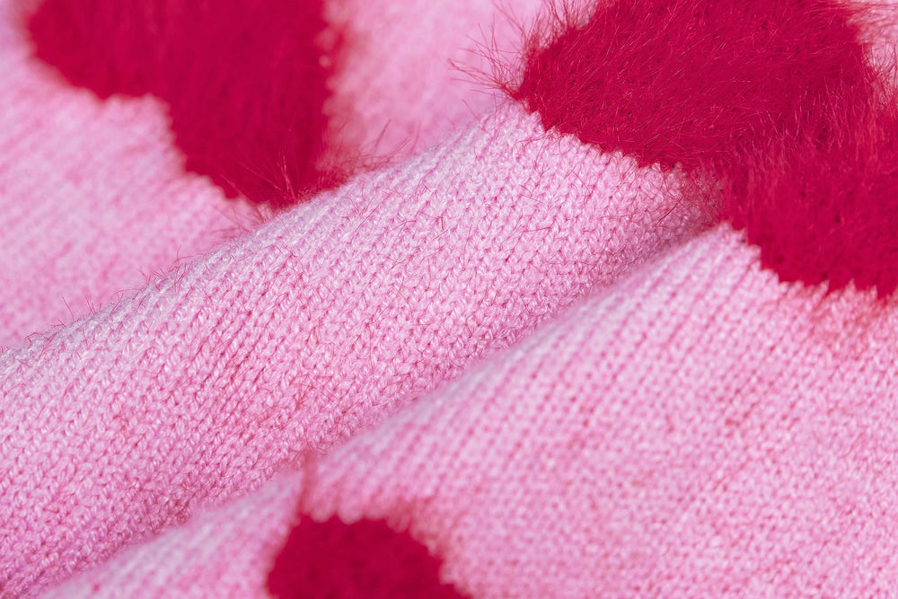 CuteBone suéter para perros rosa, lavado a máquina mantiene suavidad y color.