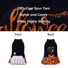 CuteBone suéter de Halloween modelo perro mediano, cómodo y cálido para días fríos