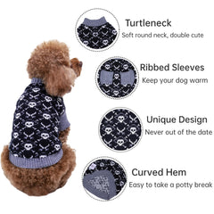 CuteBone suéter con orificio para correa, control cómodo en salidas