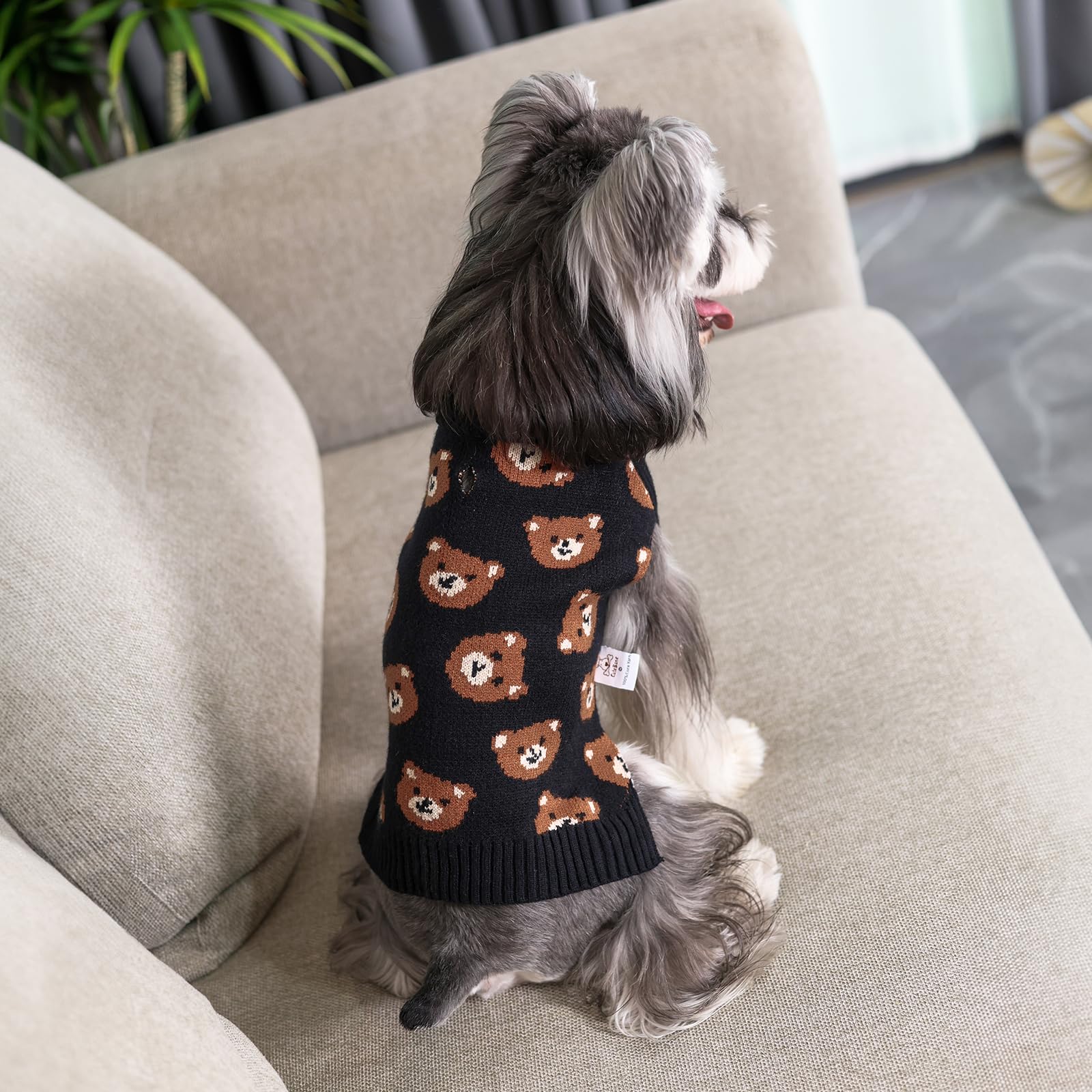CuteBone suéter apto para lavado a máquina, mantiene color y suavidad.