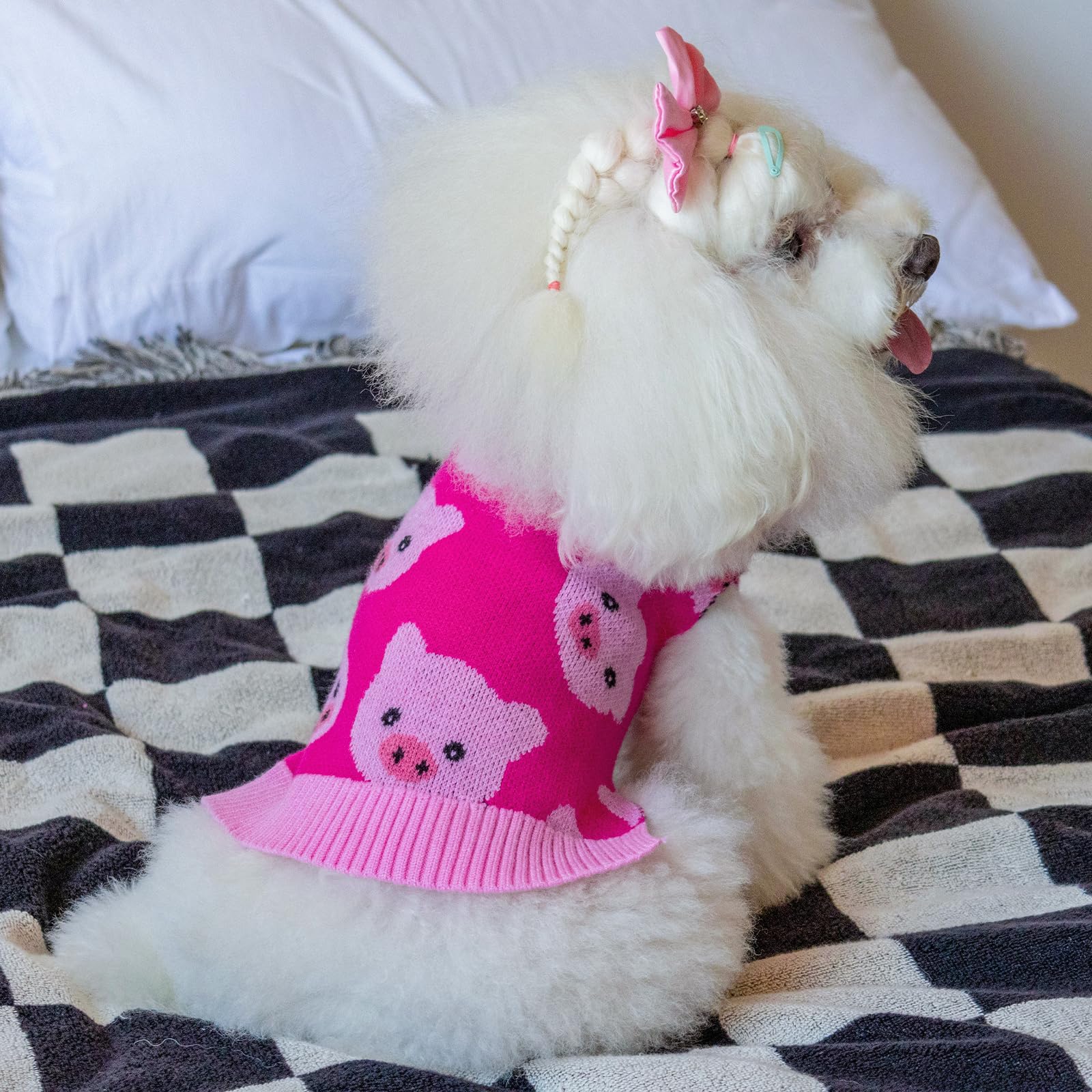 Tejido acrílico suave y elástico de CuteBone para uso diario.