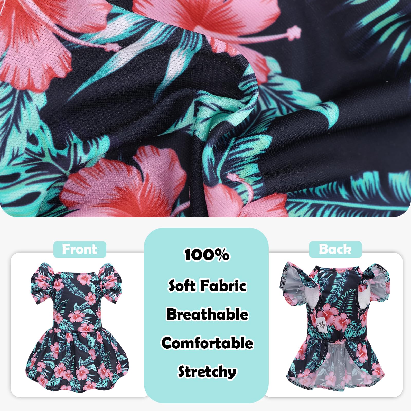 CuteBone vestido para perro cumpleaños en rosa, ideal para celebraciones.