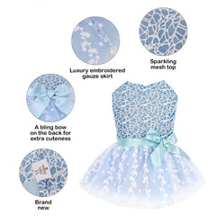 CuteBone vestido perro lateral, perfecto para fiestas y paseos.