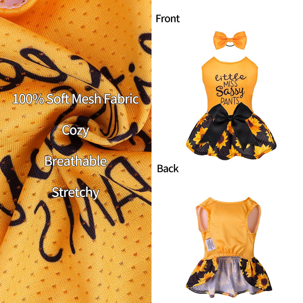 CuteBone vestido para perro malla pullover, fácil de poner en segundos.