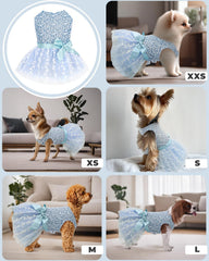 CuteBone vestido perro, vista de pasarela, cómodo para días de juego.