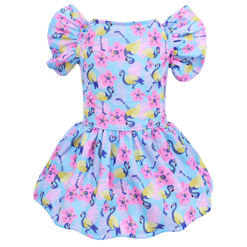 CuteBone vestido para perro pequeño con mangas fruncidas, estilo princesa para ocasiones especiales.
