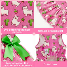 Vestido de terciopelo CuteBone para perro pequeño, lazo en la espalda para un look adorable.