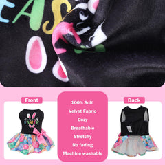 CuteBone vestido de terciopelo para perro, textura suave, duradero para juego diario.
