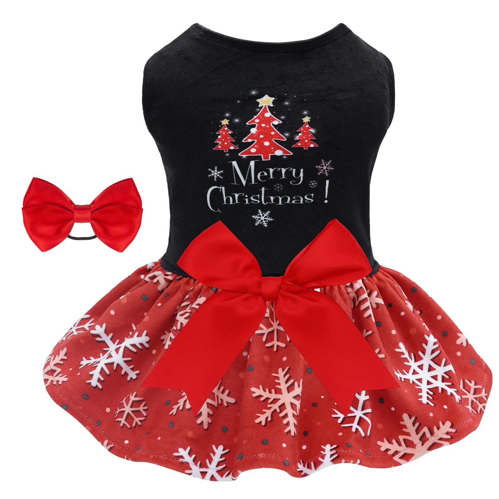 CuteBone vestido terciopelo para perros pequeños, ideal para fiestas.