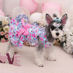 CuteBone vestido velvet para perros pequeños, espalda con lazo, ideal para ocasiones.