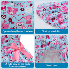 CuteBone vestido velvet para perros pequeños, adecuado para salidas diarias.