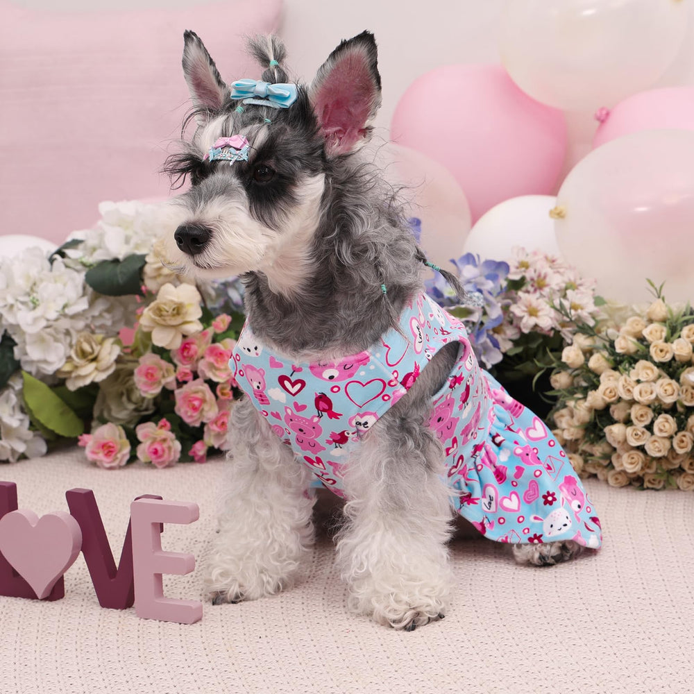CuteBone vestido velvet para perros pequeños, disponible en varios colores.