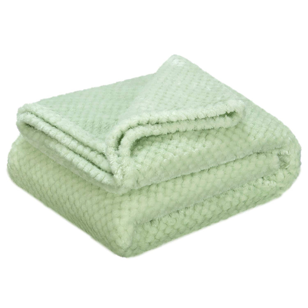 CUTEMATE manta-dulce-peluche-menta-40x48: suavidad reconfortante para siestas tranquilas.