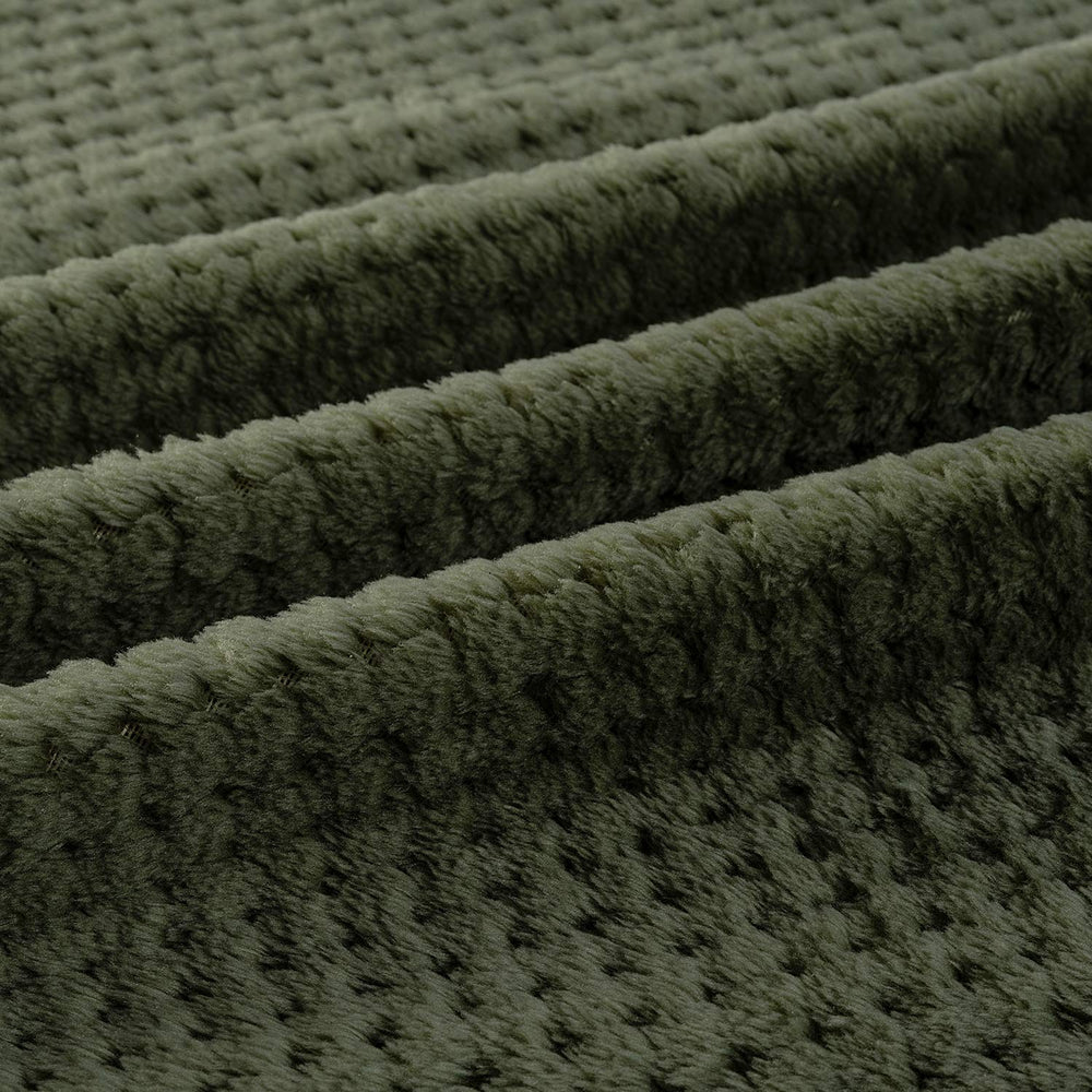 CUTEMATE manta peluche, textura suave en primer plano