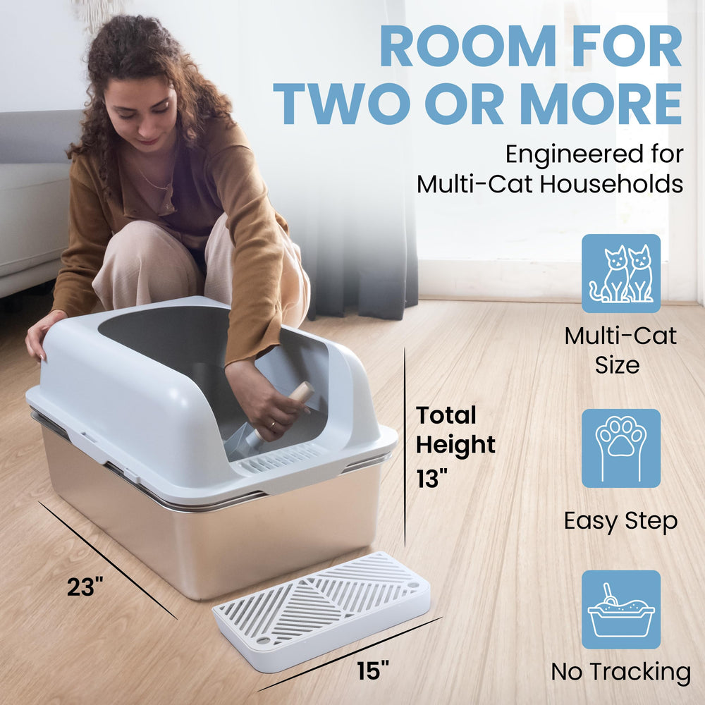 CVG GOODS XL uso diario en hogares multi-gatos con menos olores y suciedad.
