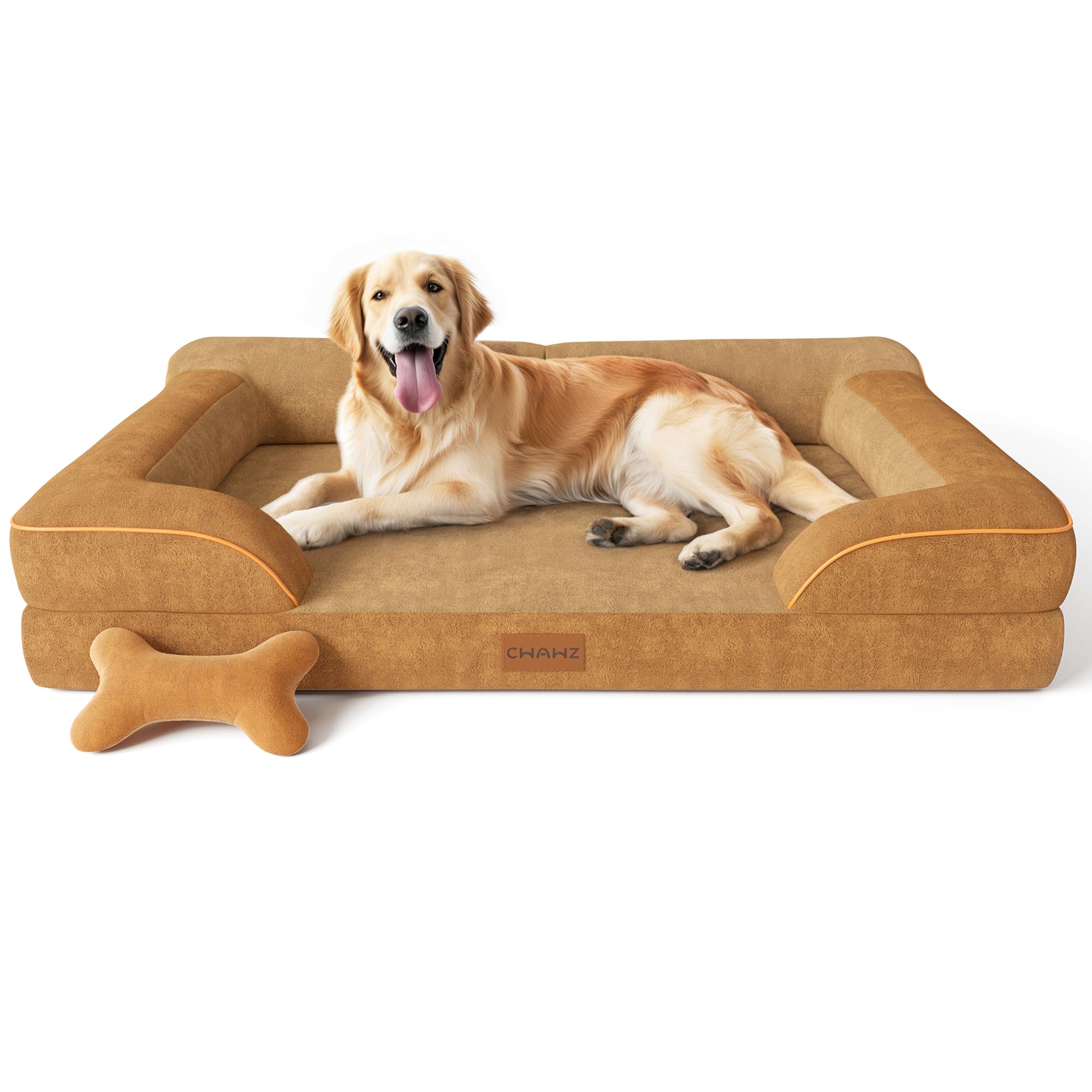 Cama CWAWZ para perros extragrande con espuma ortopédica y gel refrescante para descanso cómodo